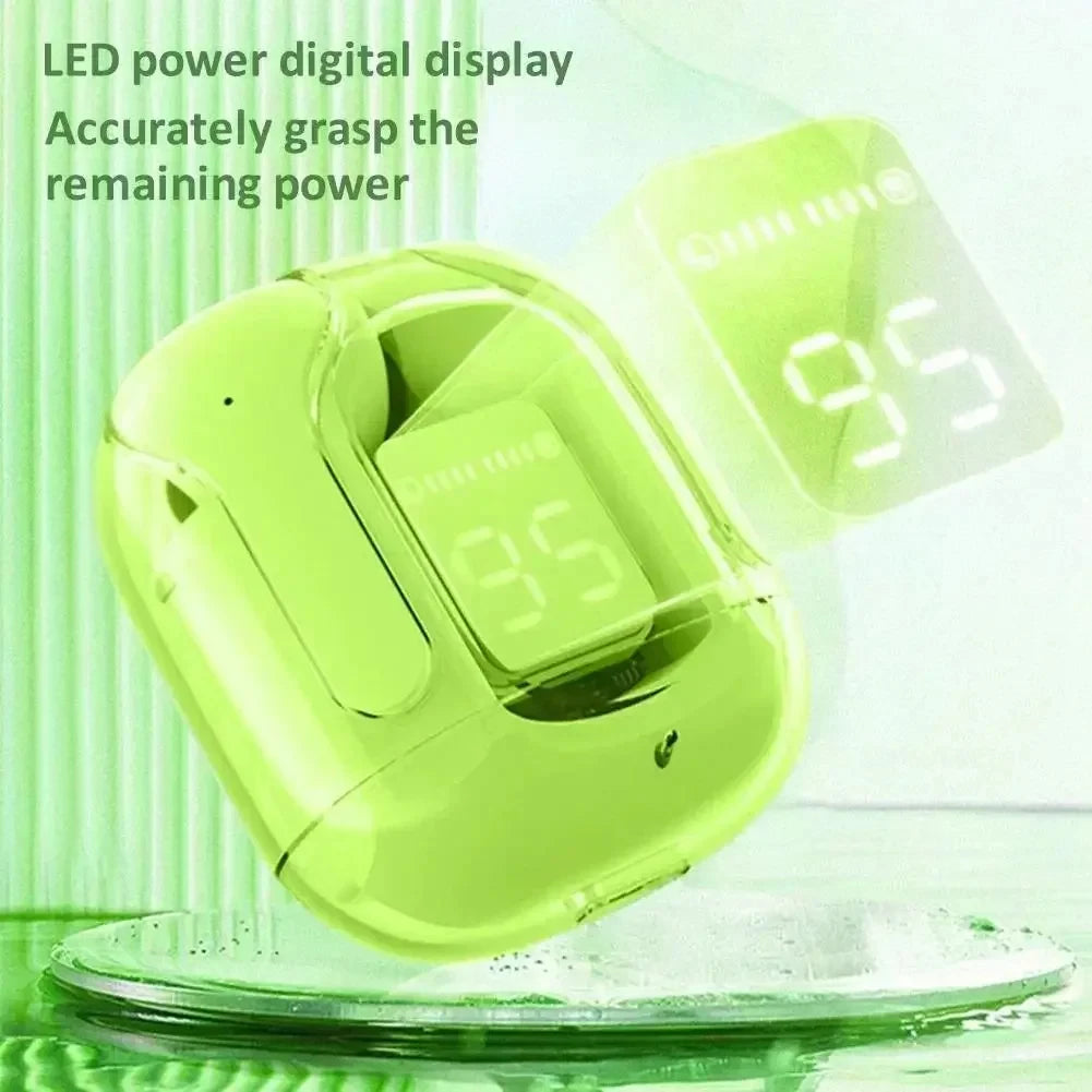 Best-Selling Transparent Wireless Headphones Ari31 with Digital Display Hk3 Gaming Bluetooth Headphones Tws Headphones