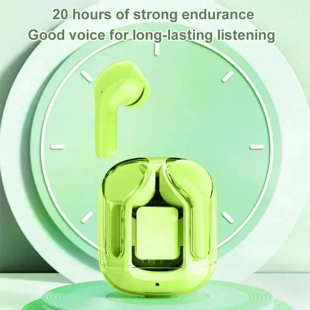 Best-Selling Transparent Wireless Headphones Ari31 with Digital Display Hk3 Gaming Bluetooth Headphones Tws Headphones
